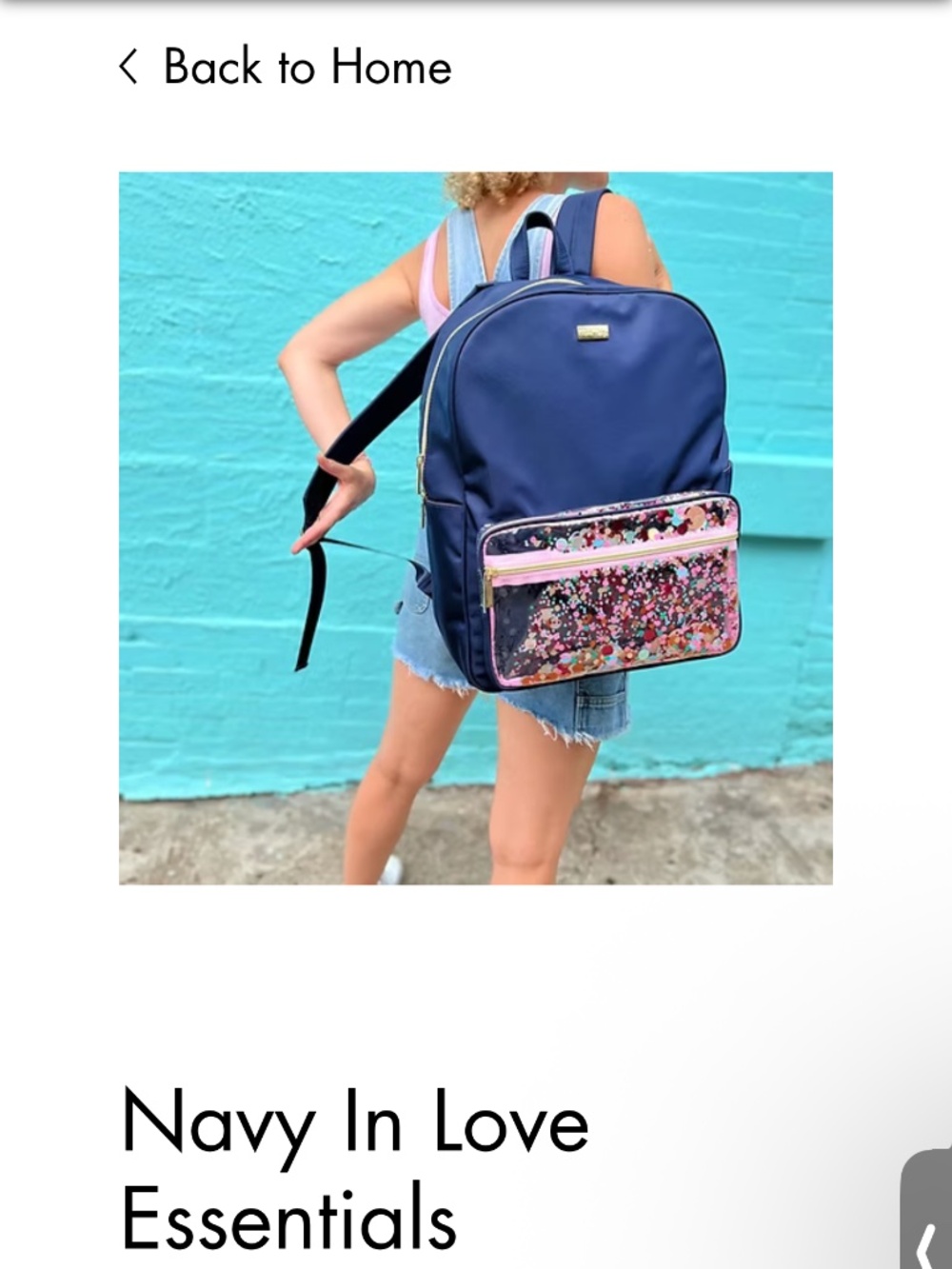 Confetti backpack